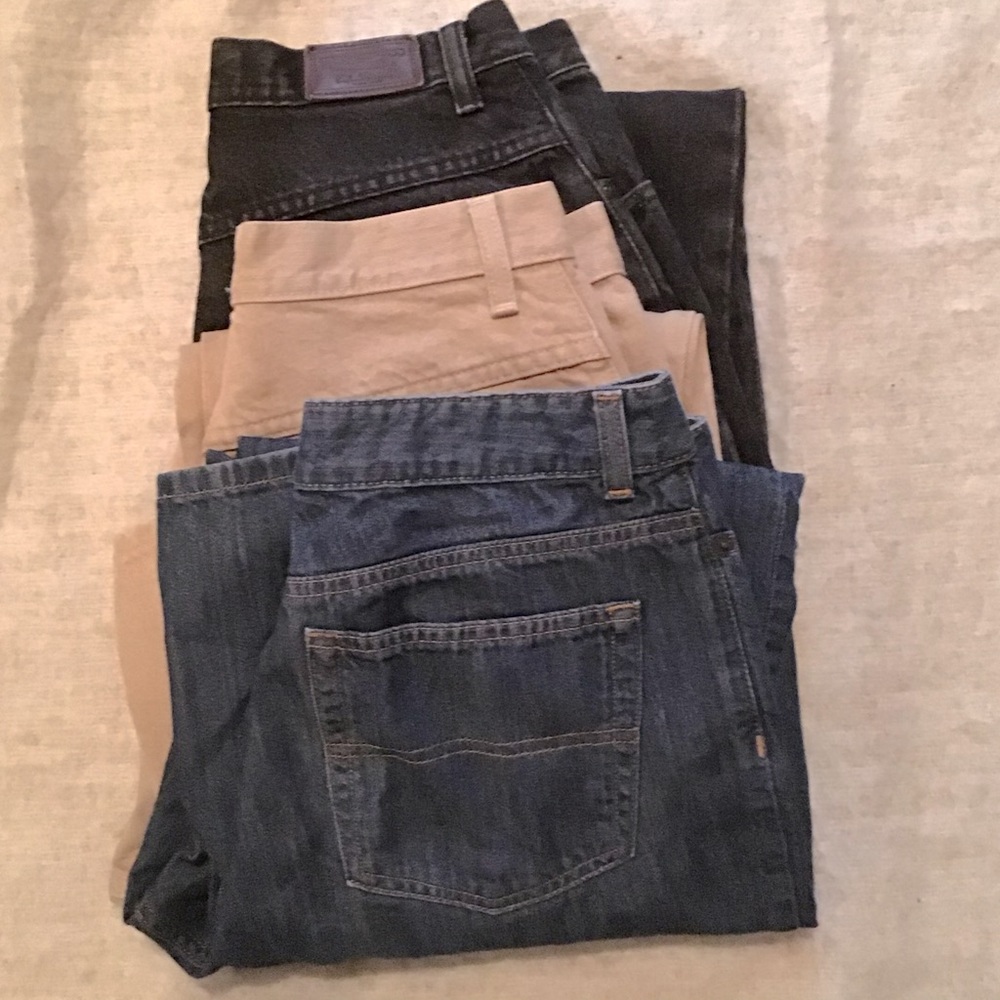 LL BEAN JEANS Size 10 Reg LOT OF 3 EUC High-waist
